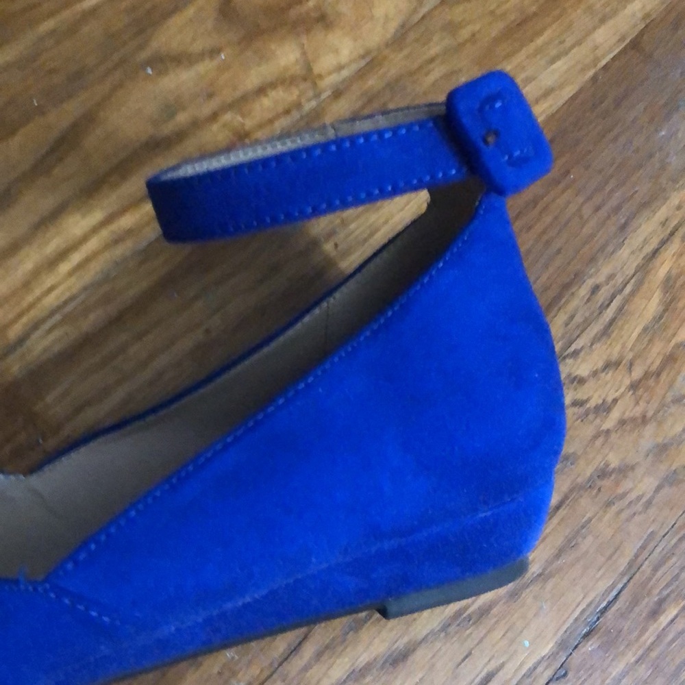 Dream Pairs Blue Wedges - Picture 2 of 4